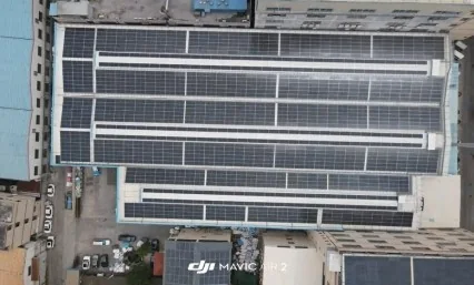 Commercial rooftop solar project