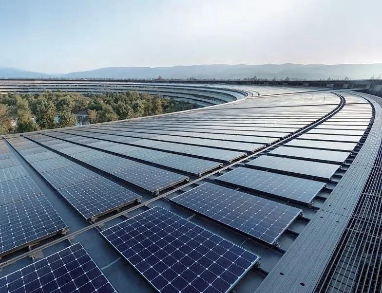 Large commercial solar installation